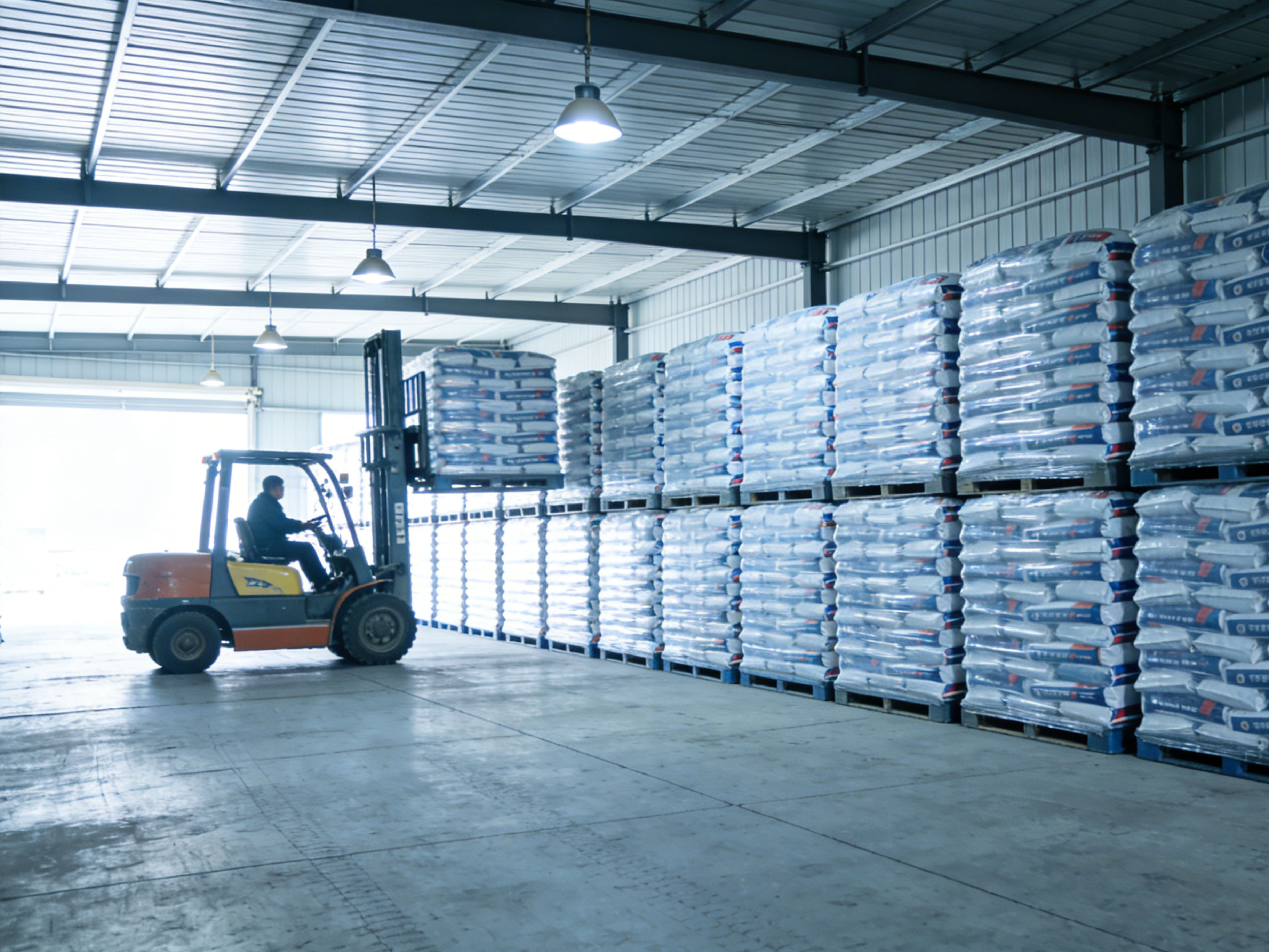 稳供保产・实力护航｜我司大批量标线涂料集中入库，全力保障工程顺利推进