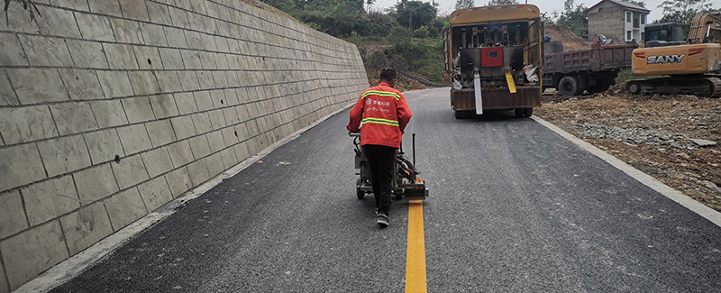 道路划线施工