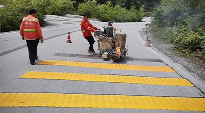 广安道路划线