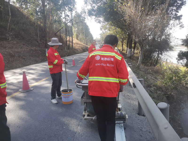 临时路段如何进行道路划线？