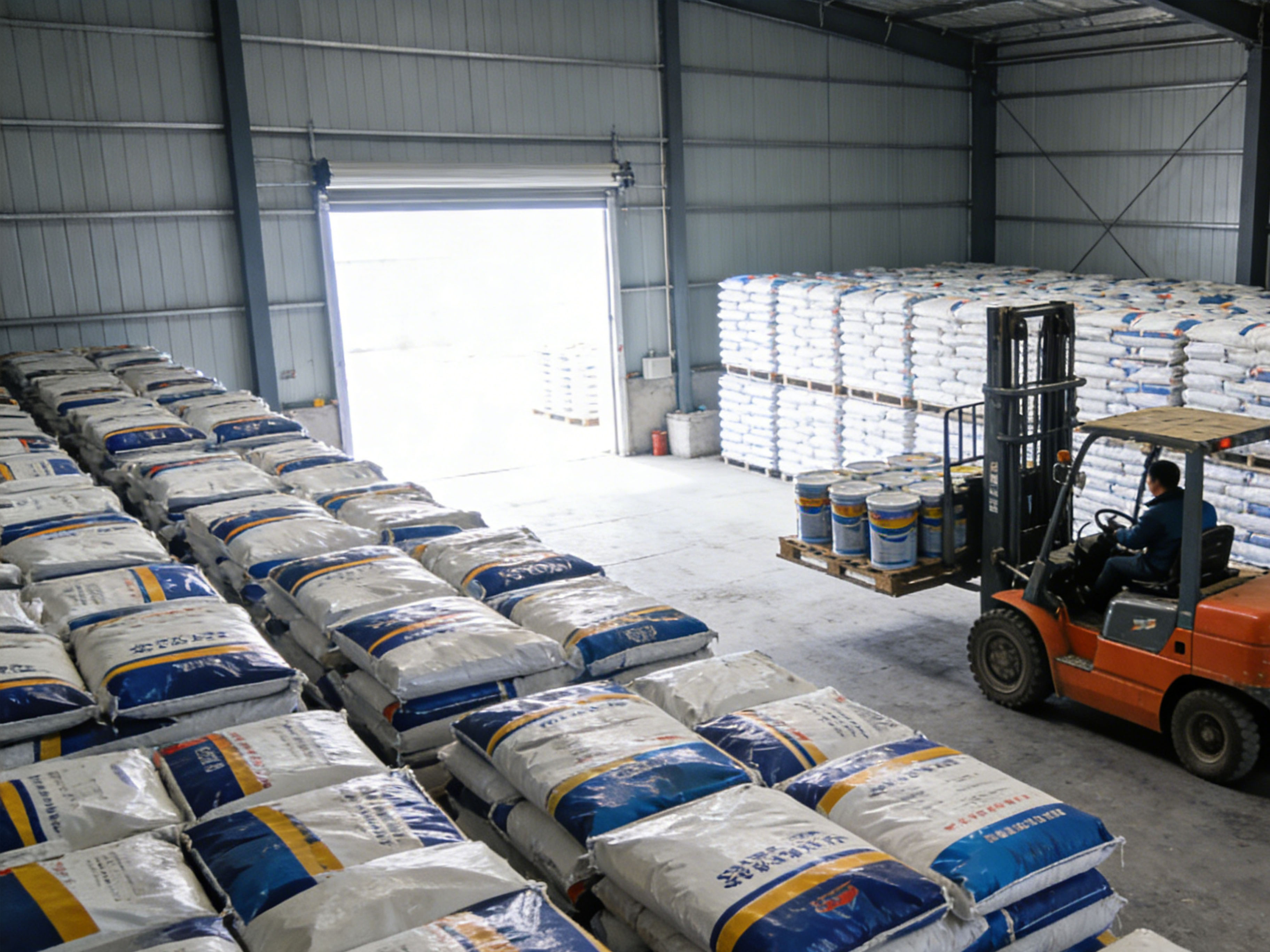 稳供保产・实力护航｜我司大批量标线涂料集中入库，全力保障工程顺利推进